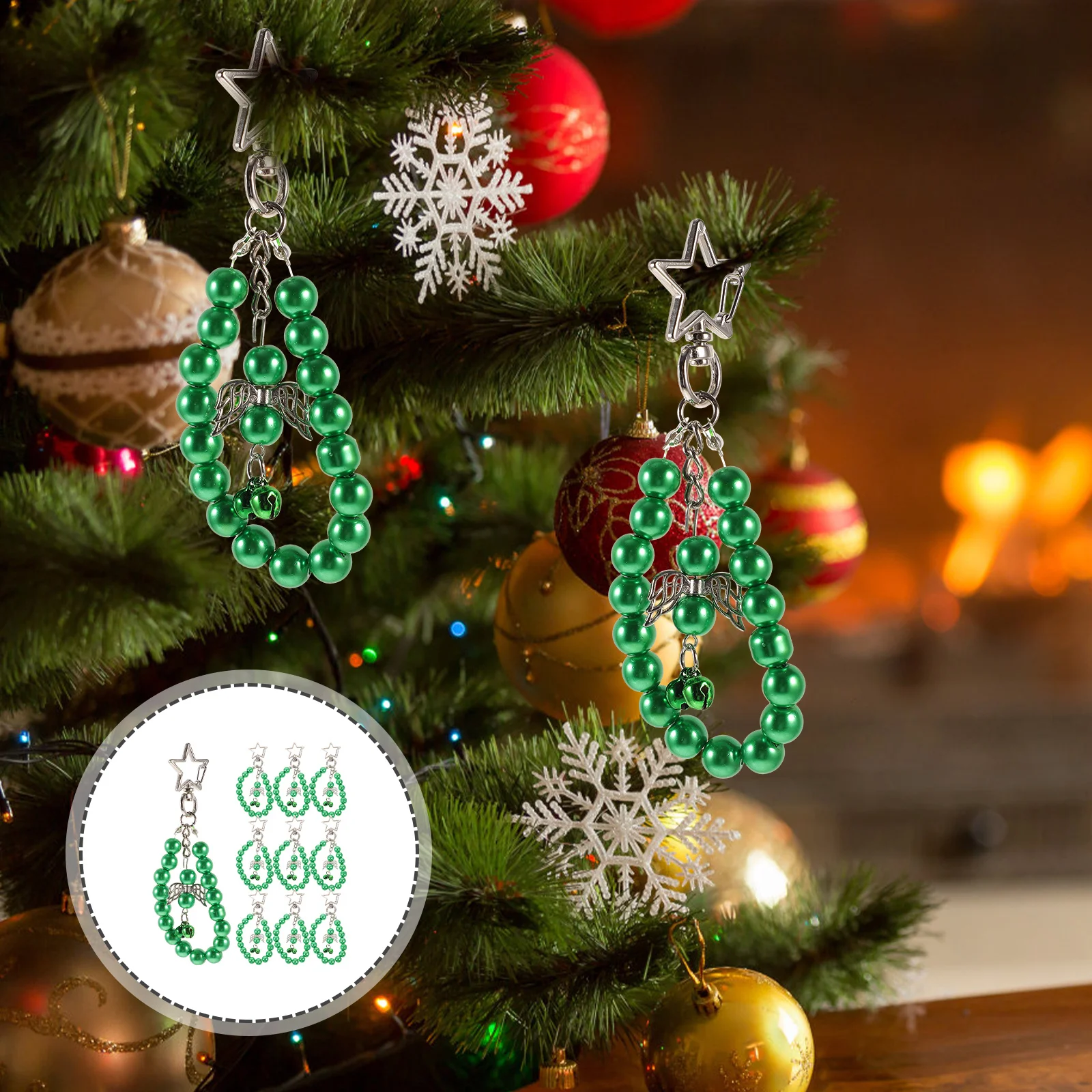 12Pcs Christmas Beaded Hanging Decorations Festive Xmas Tree Ornaments Bell Pendants Supplies Christmas Hanging Decoration
12Pcs Christmas Beaded Hanging Decorations Festive Xmas Tree Ornaments Bell Pendants Supplies Christmas Hanging Decoration