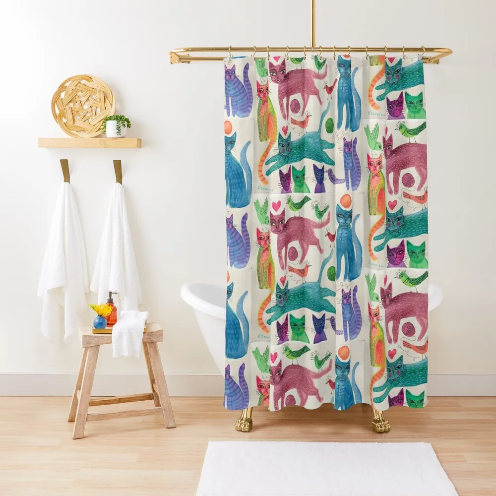 Playful felines Shower Curtain Shower Waterproof Waterproof Bath And Anti-Mold Curtain
Playful felines Shower Curtain Shower Waterproof Waterproof Bath And Anti-Mold Curtain