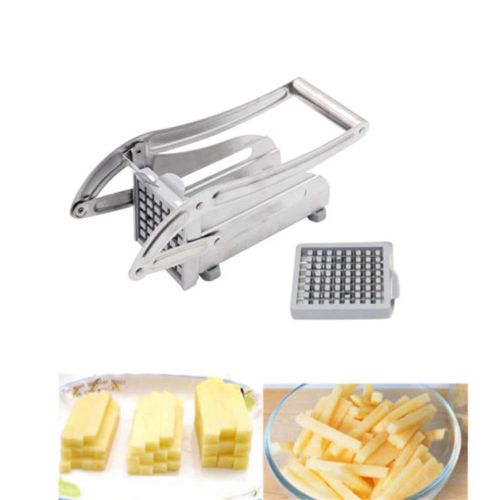 Stainless Steel Potato Chipper Skid-Proof Handle Vegetable Cutter Kitchen Tool Slicer Chopper French Fry Cutter Potato
Stainless Steel Potato Chipper Skid-Proof Handle Vegetable Cutter Kitchen Tool Slicer Chopper French Fry Cutter Potato