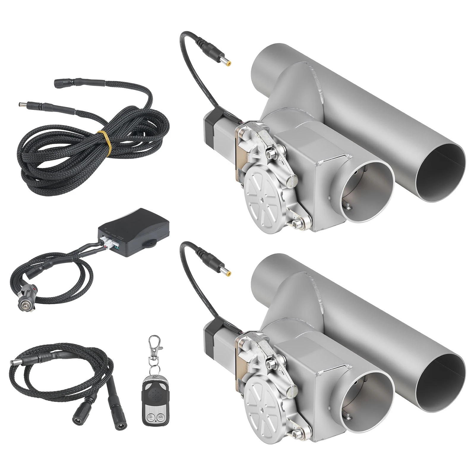 SucceBuy Electric Exhaust Cutout 2.5 Inch Universal Stainless Steel Exhaust Valve Kit with One Controller Remote Kit Fits Trucks
SucceBuy Electric Exhaust Cutout 2.5 Inch Universal Stainless Steel Exhaust Valve Kit with One Controller Remote Kit Fits Trucks