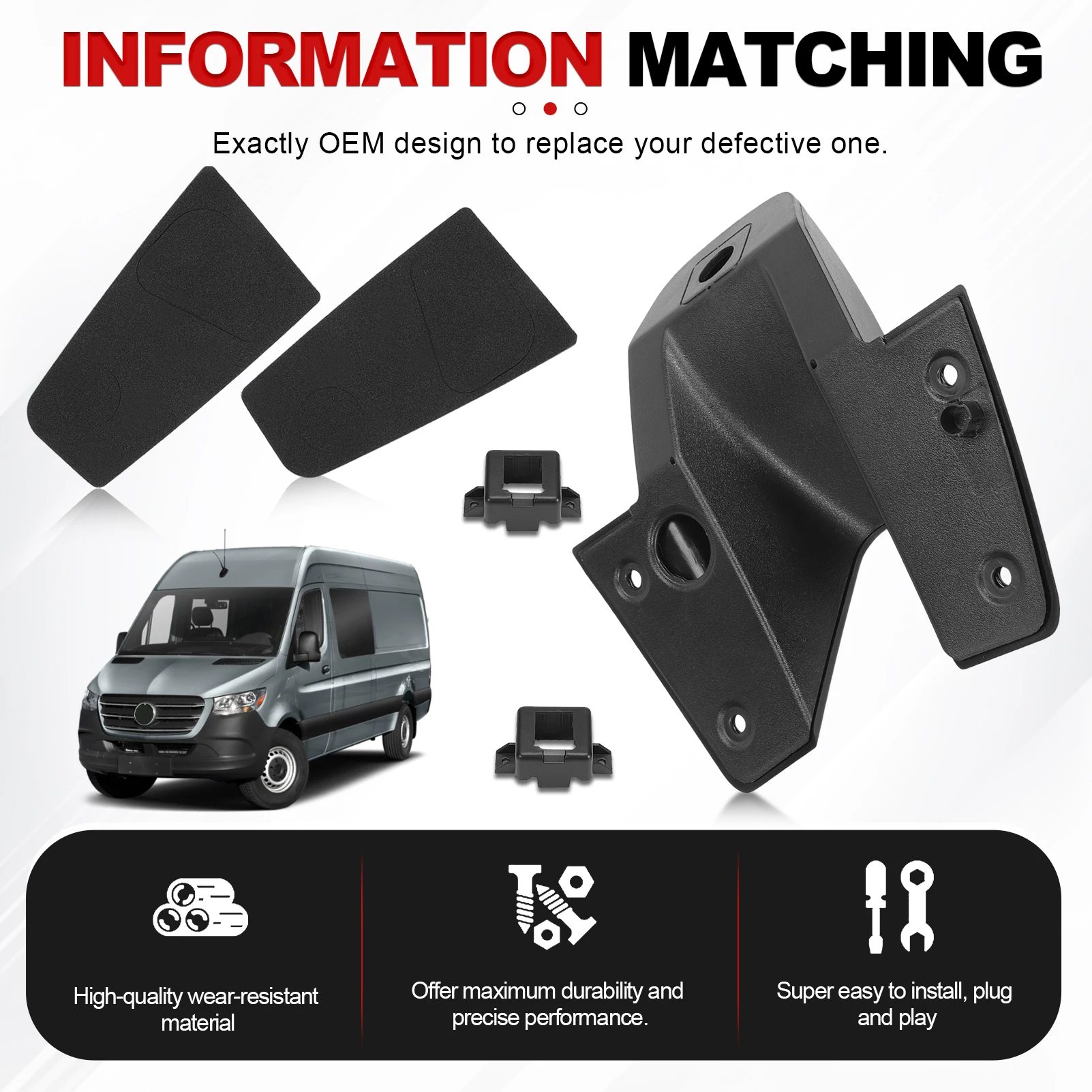 Rear Camera Housing 90782049009051 For Mercedes-Benz Sprinter 1500 2500 3500 1X 2018-2020 2023 Reverse Backup Camera Cover
Rear Camera Housing 90782049009051 For Mercedes-Benz Sprinter 1500 2500 3500 1X 2018-2020 2023 Reverse Backup Camera Cover