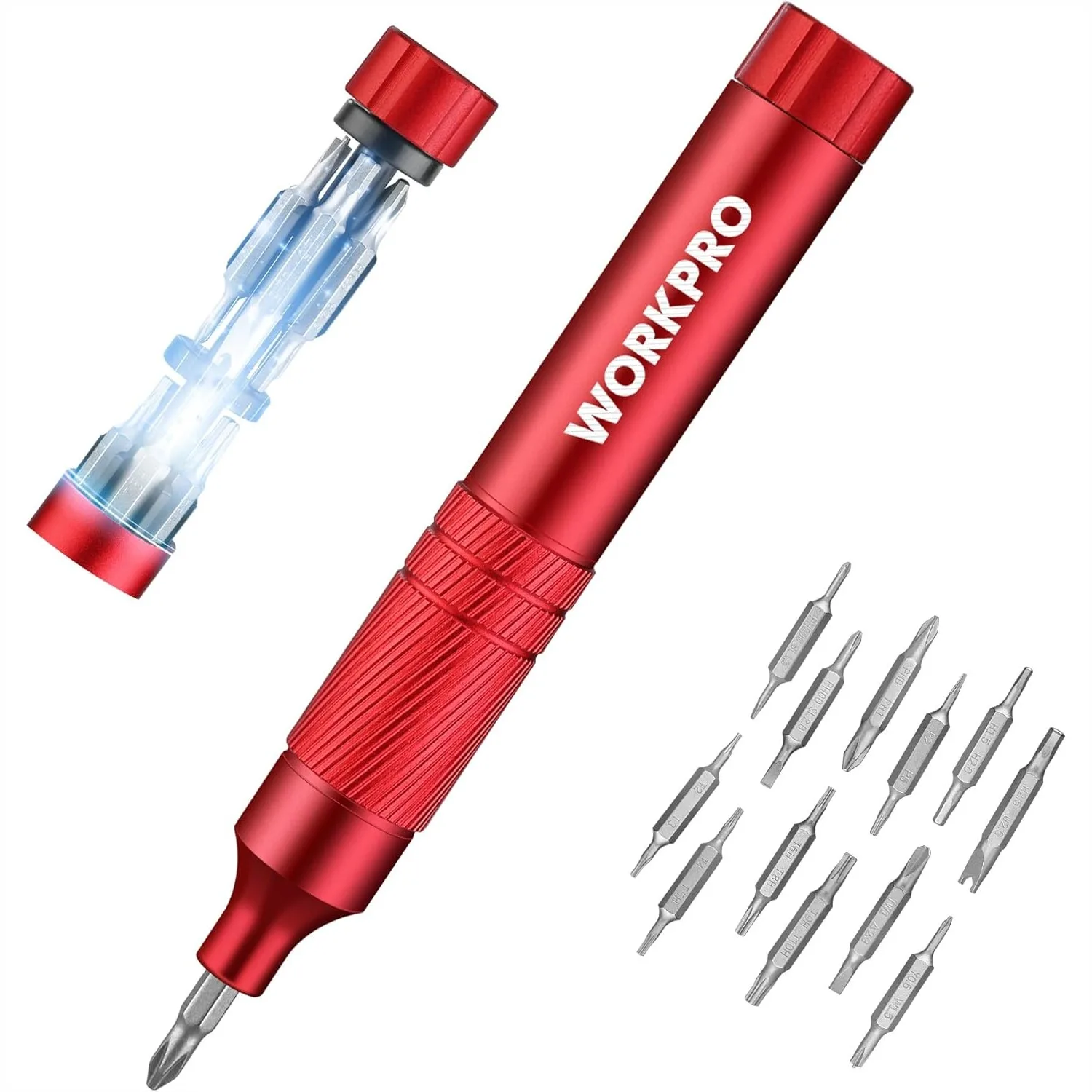 24 In 1 Multi Bit Mini Screwdriver Set Magnetic, Manual Pen Screwdrivers, Tough S2 Steel Small Screwdriver Bits For Eyeglass, Watch, Laptop, Phone, Jewelry And Electronic, Red
24 In 1 Multi Bit Mini Screwdriver Set Magnetic, Manual Pen Screwdrivers, Tough S2 Steel Small Screwdriver Bits For Eyeglass, Watch, Laptop, Phone, Jewelry And Electronic, Red