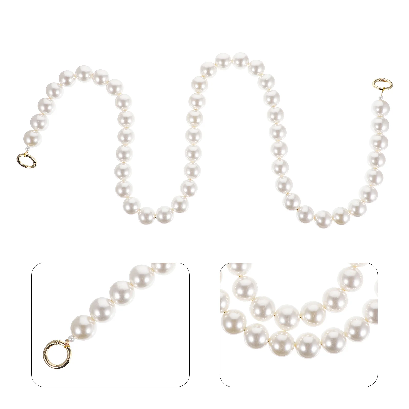 1Pcs Pearl Bag Chain Stylish DIY Handbag Replacement Accessories Adjustable Removable Shoulder Purse Crossbody Strap
1Pcs Pearl Bag Chain Stylish DIY Handbag Replacement Accessories Adjustable Removable Shoulder Purse Crossbody Strap