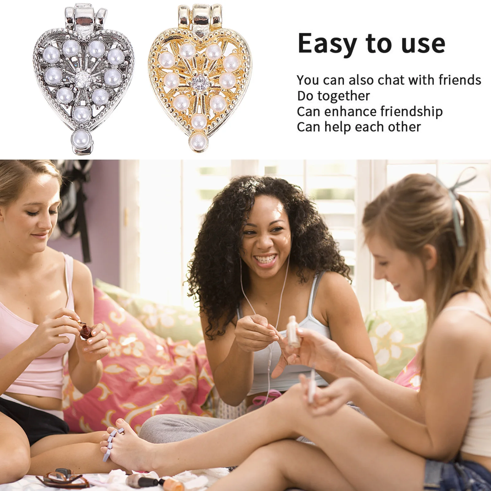 4Pcs Nail Art Studs Heart Shape Charms Unique Creative Design Easy to Use Suitable for Personal Home Supplies
4Pcs Nail Art Studs Heart Shape Charms Unique Creative Design Easy to Use Suitable for Personal Home Supplies