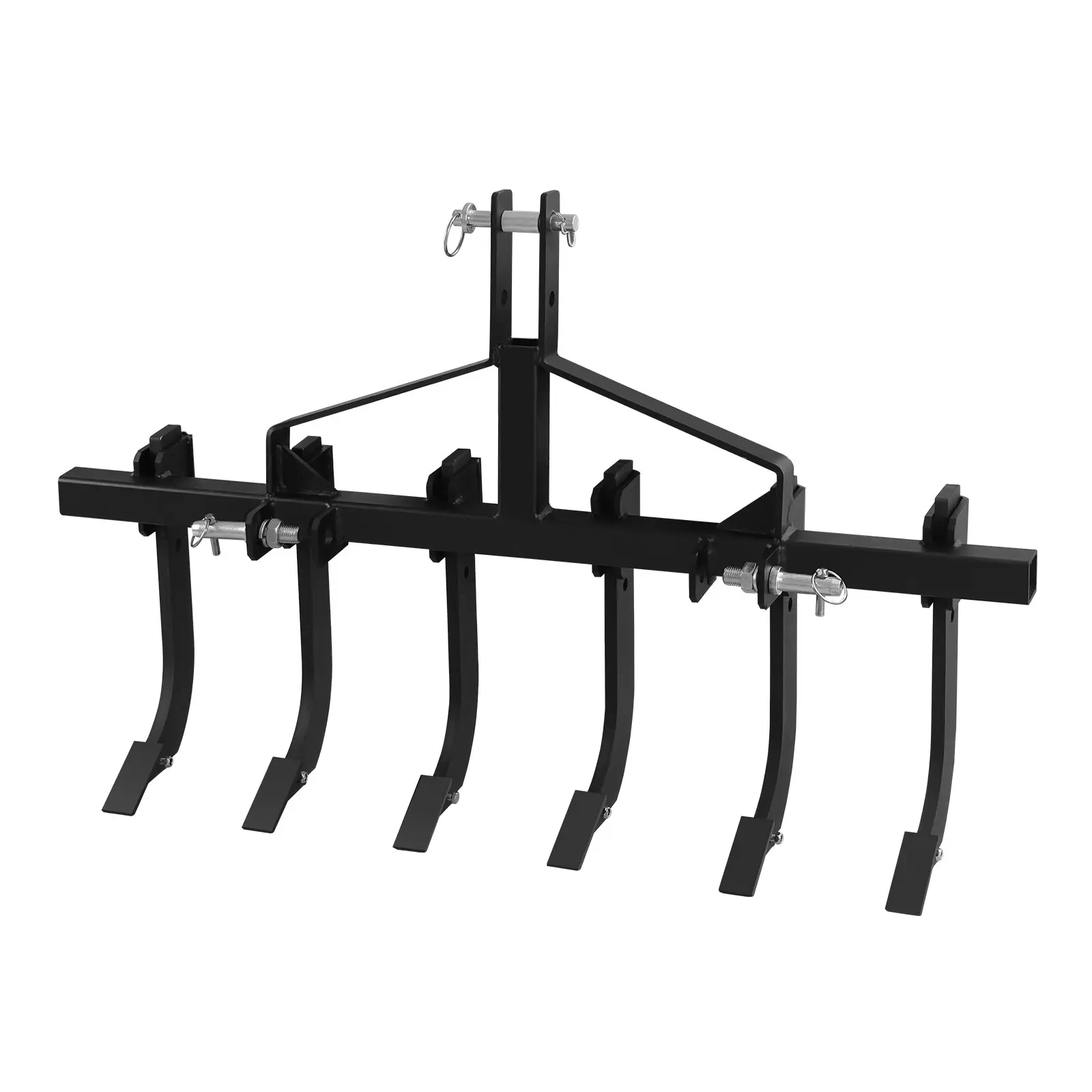 48" 3 Point Chisel Plow Scarifier, Tiller Plow Implement Cultivator, Detachable Cultivator w/ 6 Scarifier Shank for CAT-0 CAT-1
48" 3 Point Chisel Plow Scarifier, Tiller Plow Implement Cultivator, Detachable Cultivator w/ 6 Scarifier Shank for CAT-0 CAT-1