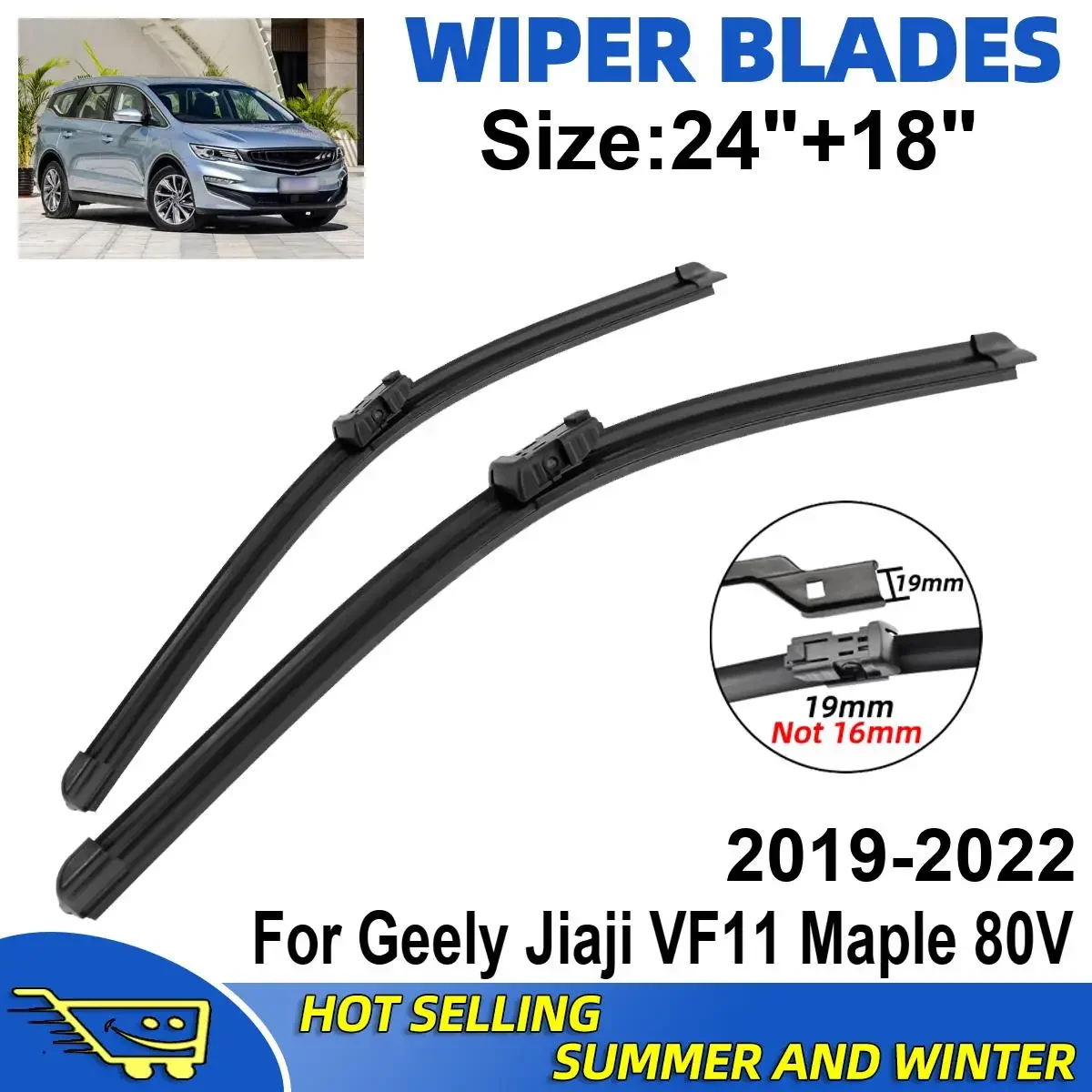 2PCS Wiper Blades Set Kit For Geely Jiaji VF11 Maple 80V 2019-2022 Front Windshield Brushes Windscreen Window Accessories
2PCS Wiper Blades Set Kit For Geely Jiaji VF11 Maple 80V 2019-2022 Front Windshield Brushes Windscreen Window Accessories