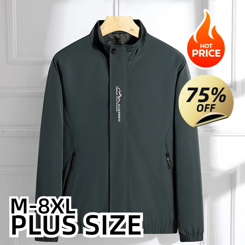 8xl 7xl 6XL 5XL новая мужская куртка больших размеров пальто весна осень уличная ветрозащитная черная серая зеленая большая повседневная ветровка
8xl 7xl 6XL 5XL новая мужская куртка больших размеров пальто весна осень уличная ветрозащитная черная серая зеленая большая повседневная ветровка