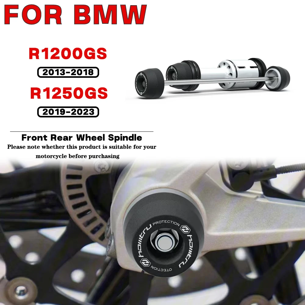 For BMW R1200GS 2013 2014 2015 2016 2017 2018 R1250GS 2019-2023 Motorcycle Front Rear Wheel Spindle Crash landing Protection
For BMW R1200GS 2013 2014 2015 2016 2017 2018 R1250GS 2019-2023 Motorcycle Front Rear Wheel Spindle Crash landing Protection
