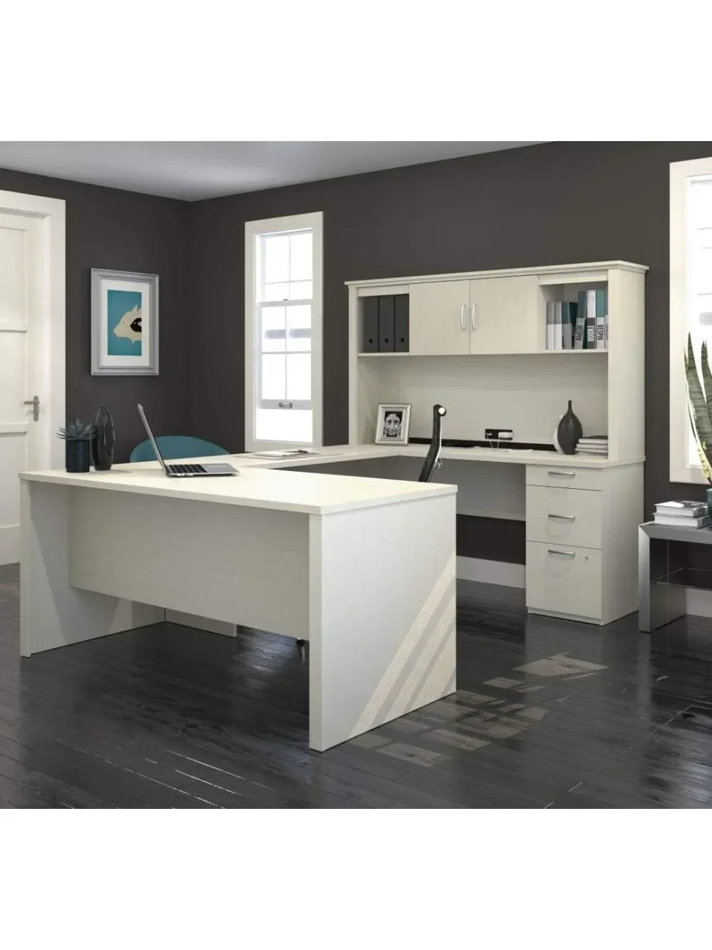 Для L-образного офисного стола с пьедесталлом и ящиком из коры серого цвета, 66 Вт
Для L-образного офисного стола с пьедесталлом и ящиком из коры серого цвета, 66 Вт