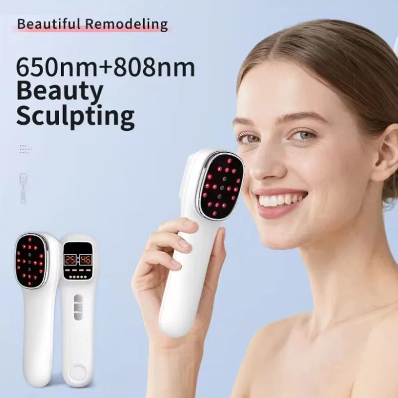 NEW Red Light Beauty Device Handhold 650nm&808nm Infrared Lamp with Remote Control 15/30/45/60Mins Timer Infrared Light Home Use
NEW Red Light Beauty Device Handhold 650nm&808nm Infrared Lamp with Remote Control 15/30/45/60Mins Timer Infrared Light Home Use