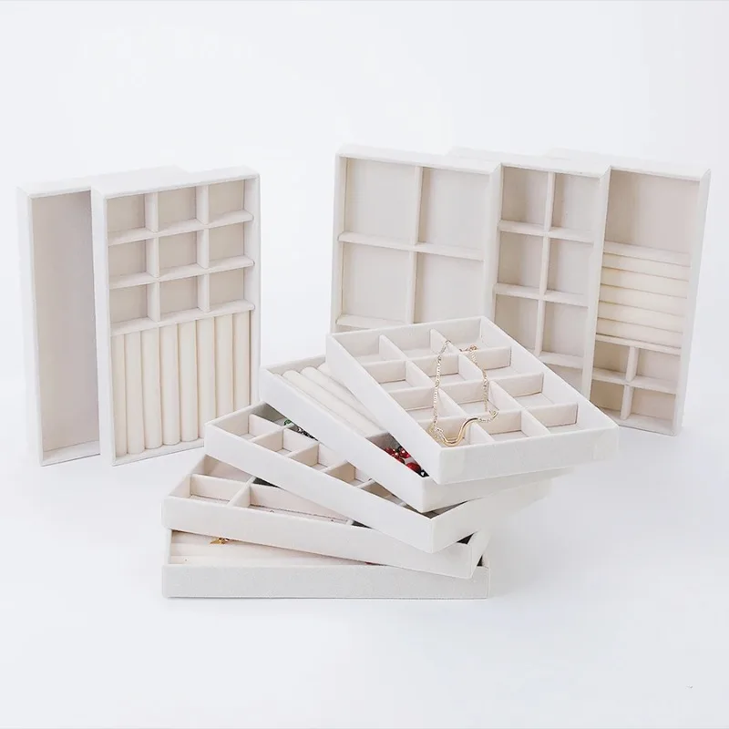 7pcs Jewelry Box Tray Jewelry Organizer for Earrings Rings Necklaces Storage Display Box for Home Gift Box Jewelry Display Case
7pcs Jewelry Box Tray Jewelry Organizer for Earrings Rings Necklaces Storage Display Box for Home Gift Box Jewelry Display Case