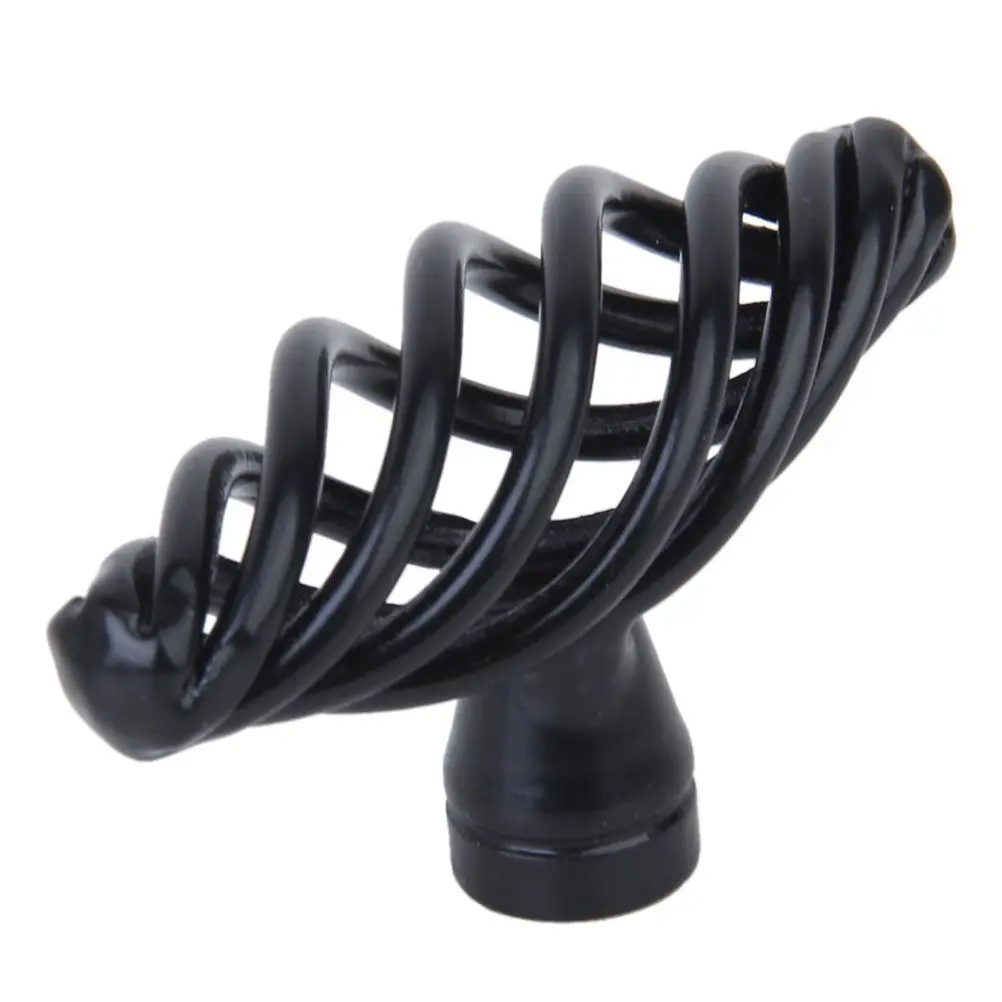 Black Vintage Spiral Cage Door Handle Knob 6x36cm Hard Alloy Kitchen Cabinet Drawer Cupboard Dresser Bin Remodel Decor Upgrade
Black Vintage Spiral Cage Door Handle Knob 6x36cm Hard Alloy Kitchen Cabinet Drawer Cupboard Dresser Bin Remodel Decor Upgrade