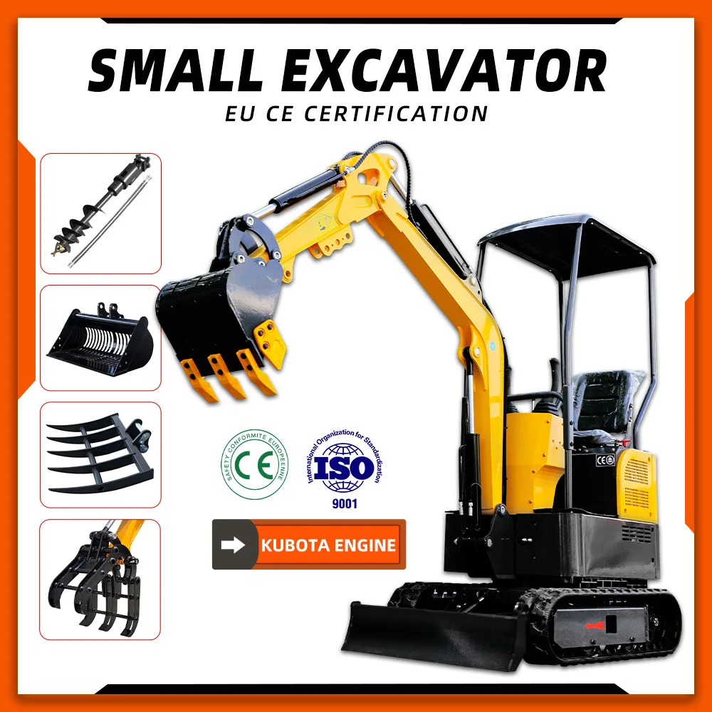 Прямые продажи с фабрики, мини-экскаватор 1,2 тонны, гусеничный микроэкскаватор с маленьким экскаватором Kubota CE EPA Euro 5, индивидуальный сад
Прямые продажи с фабрики, мини-экскаватор 1,2 тонны, гусеничный микроэкскаватор с маленьким экскаватором Kubota CE EPA Euro 5, индивидуальный сад