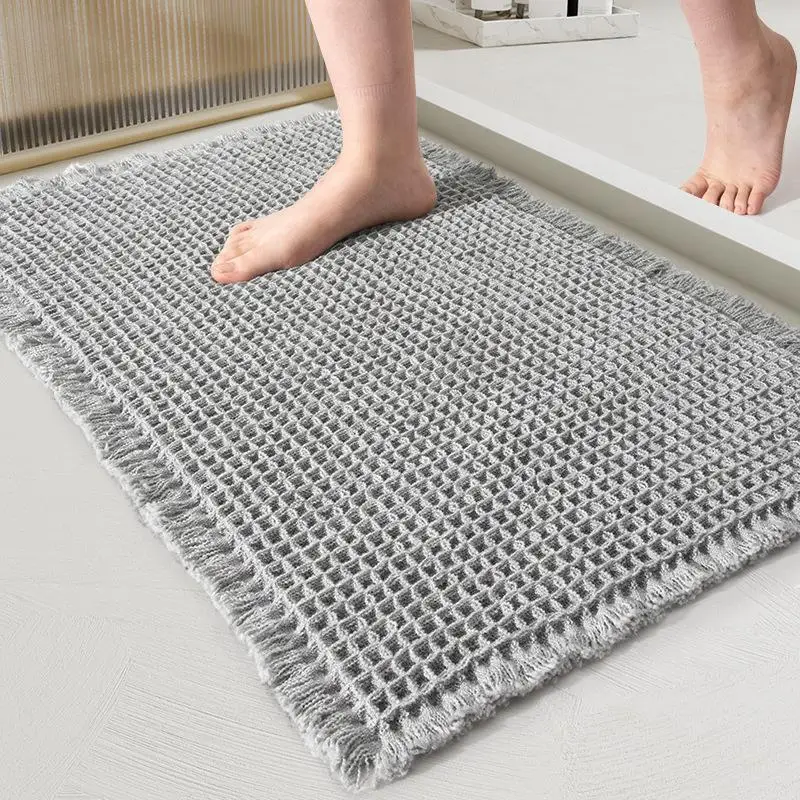 Modern Style Bathroom Mat Door Mat Home Use Water Absorbent Non-Slip Entrance Mat Heat Melting Glue Floor Rug Square Shape
Modern Style Bathroom Mat Door Mat Home Use Water Absorbent Non-Slip Entrance Mat Heat Melting Glue Floor Rug Square Shape