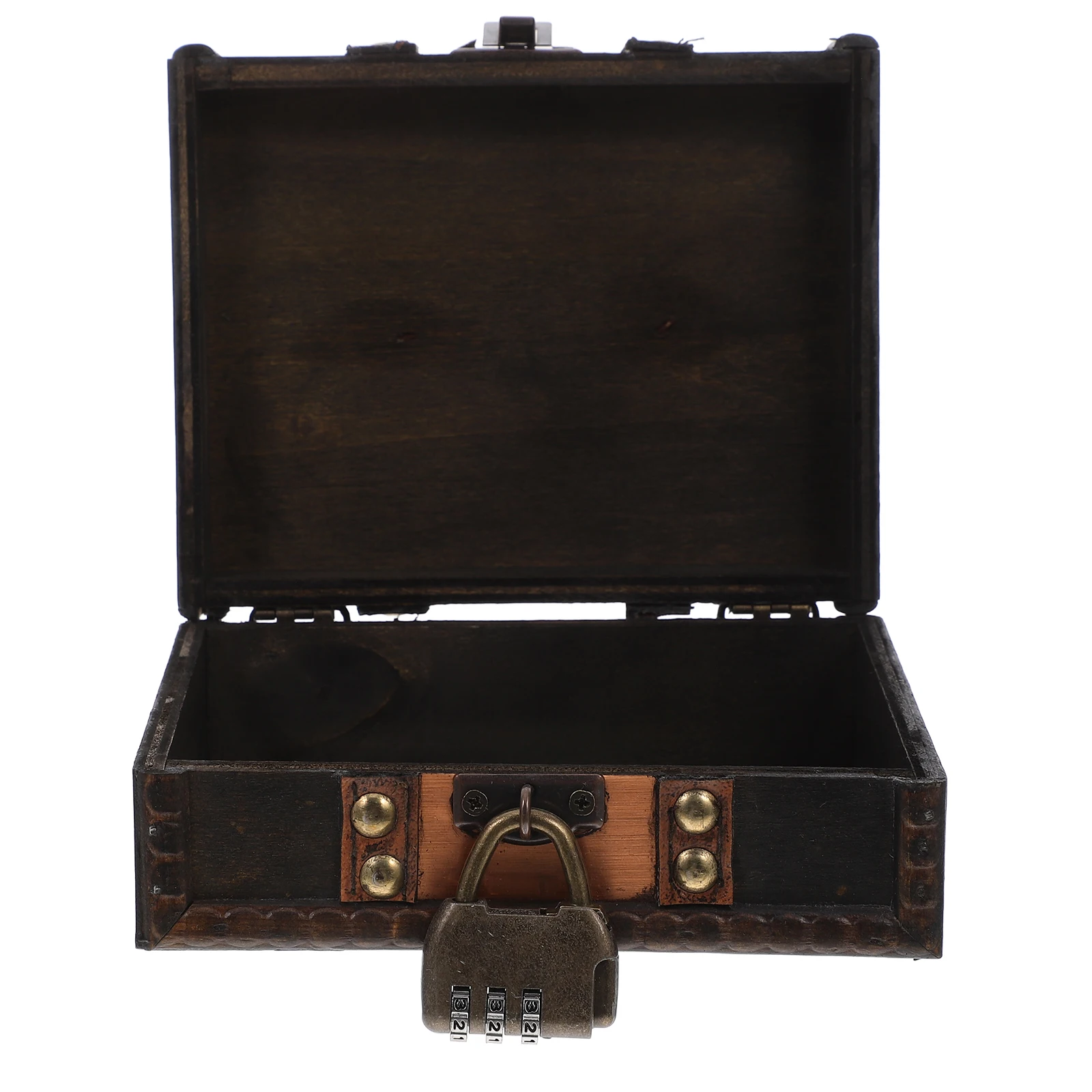 Storage Box Wooden Jewelry Case Lock for Documents Accessories Treasure Chest Container
Storage Box Wooden Jewelry Case Lock for Documents Accessories Treasure Chest Container