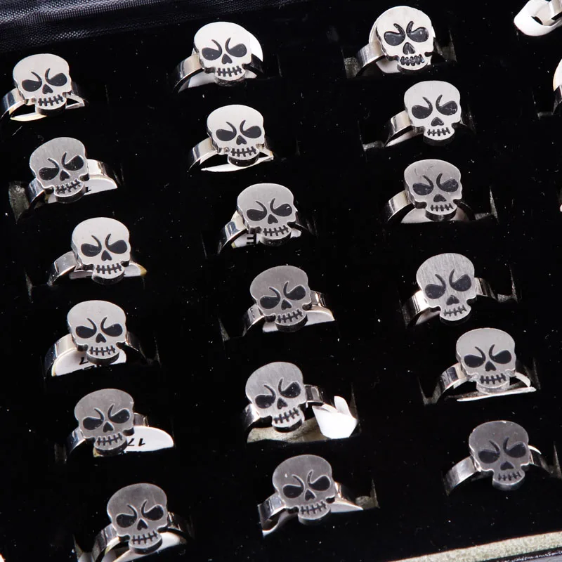 Wholesale Items For Business 12PCS Men Women Skull Stainless Steel Punk Biker Ring Vintage Gothic Skeleton Sport Hip Hop Jewelry
Wholesale Items For Business 12PCS Men Women Skull Stainless Steel Punk Biker Ring Vintage Gothic Skeleton Sport Hip Hop Jewelry