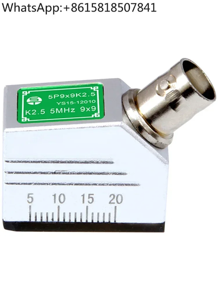 Yushi Pioneer Ultrasonic Flaw Detector Probe 5MHz9x9K2 Transverse Wave Oblique Probe Metal Housing Wear-resistant and Sensitive
Yushi Pioneer Ultrasonic Flaw Detector Probe 5MHz9x9K2 Transverse Wave Oblique Probe Metal Housing Wear-resistant and Sensitive