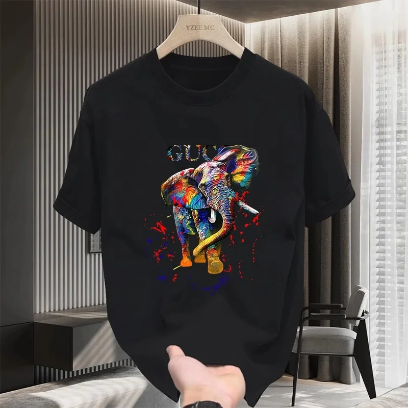 2025 Summer Fashion Trend New Brand Men's and Women's Short Sleeve T-shirt High-end Fashion Brand 100% Cotton Printed T-shirt
2025 Summer Fashion Trend New Brand Men's and Women's Short Sleeve T-shirt High-end Fashion Brand 100% Cotton Printed T-shirt