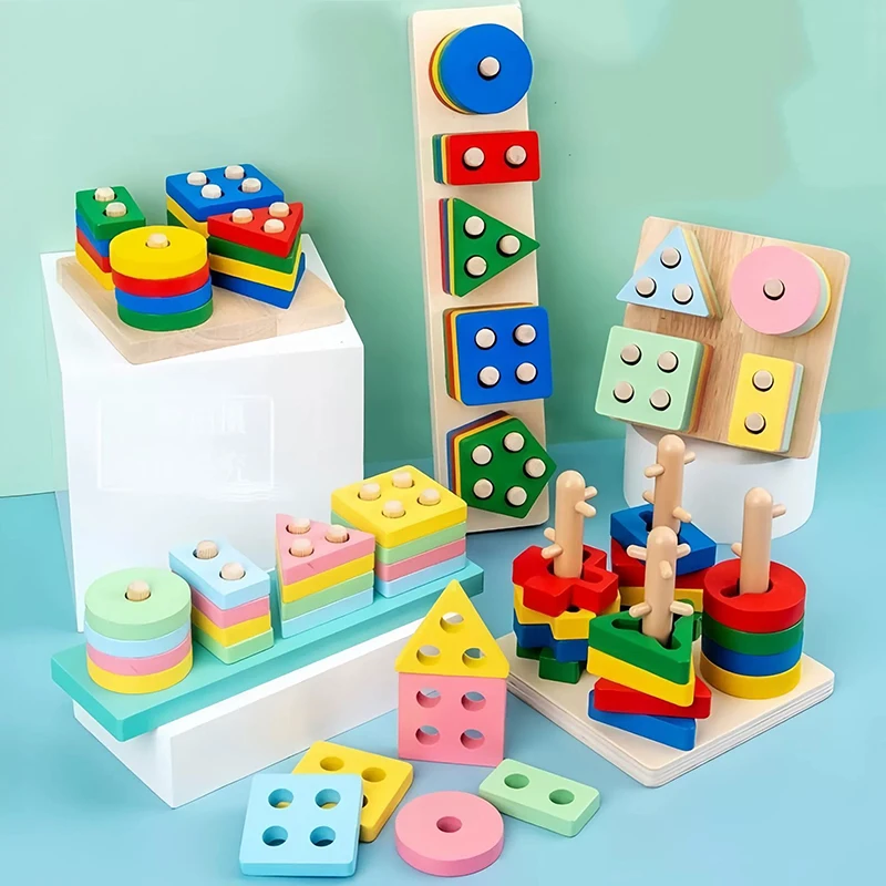 Baby Montessori Puzzle For Children 1 to 3 Years Wooden Toys Building Blocks Learning Educational Toys Color Shape Match Puzzle
Baby Montessori Puzzle For Children 1 to 3 Years Wooden Toys Building Blocks Learning Educational Toys Color Shape Match Puzzle