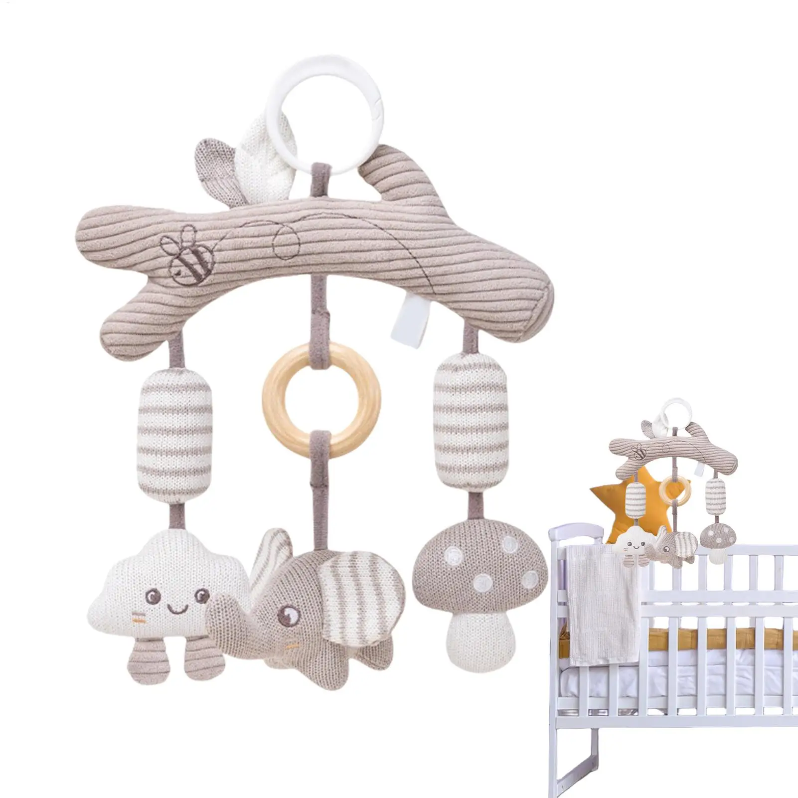 Baby Car Seat Toy Baby Sensory Toys Hangable Wind Chime Learning Activities For Boys Girls Cot Crib Outdoor Park Travel Vacation
Baby Car Seat Toy Baby Sensory Toys Hangable Wind Chime Learning Activities For Boys Girls Cot Crib Outdoor Park Travel Vacation