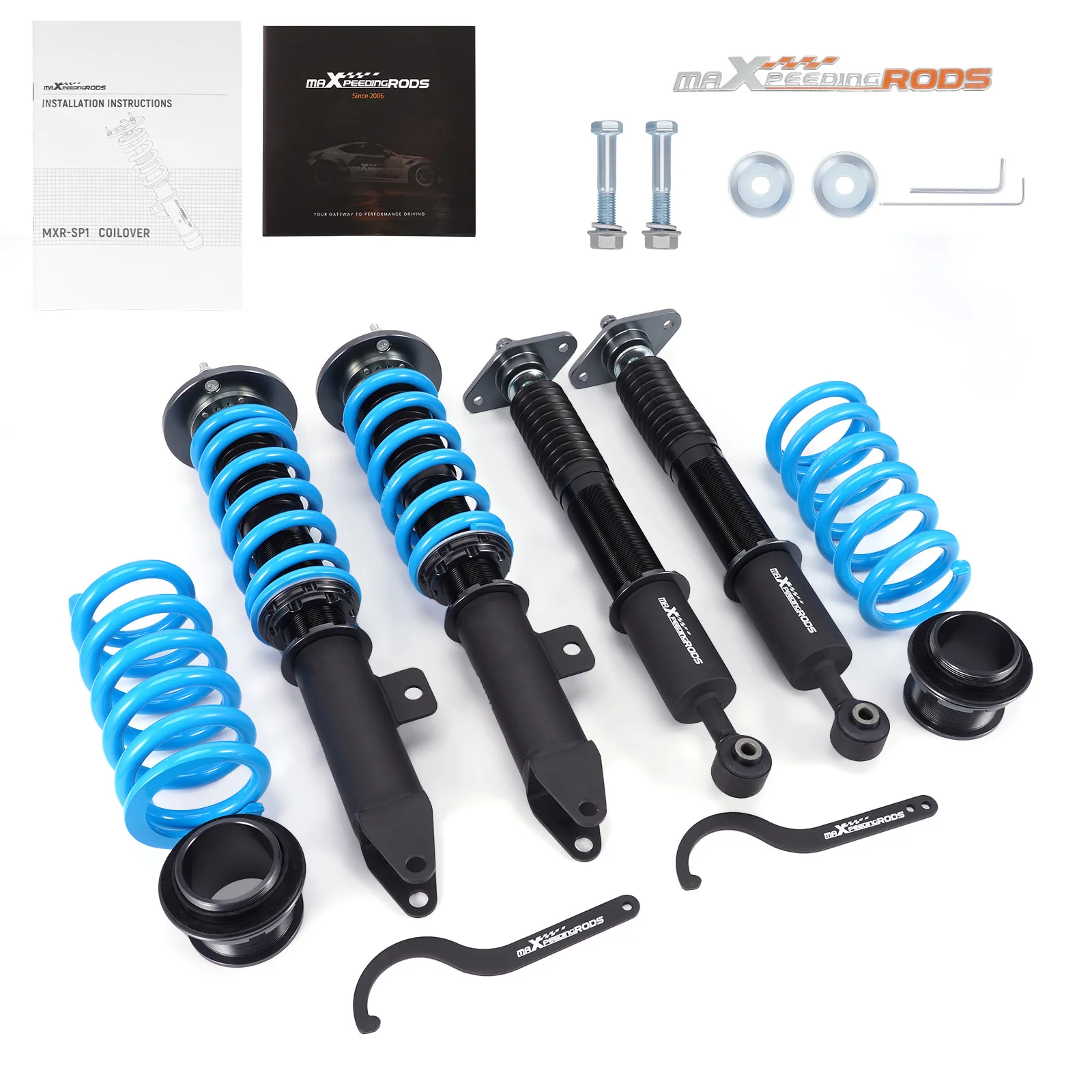 MaXpeedingrods T6 Shock Struts Coilover Kit For Dodge Charger 06-10 SRT-8 RWD
MaXpeedingrods T6 Shock Struts Coilover Kit For Dodge Charger 06-10 SRT-8 RWD