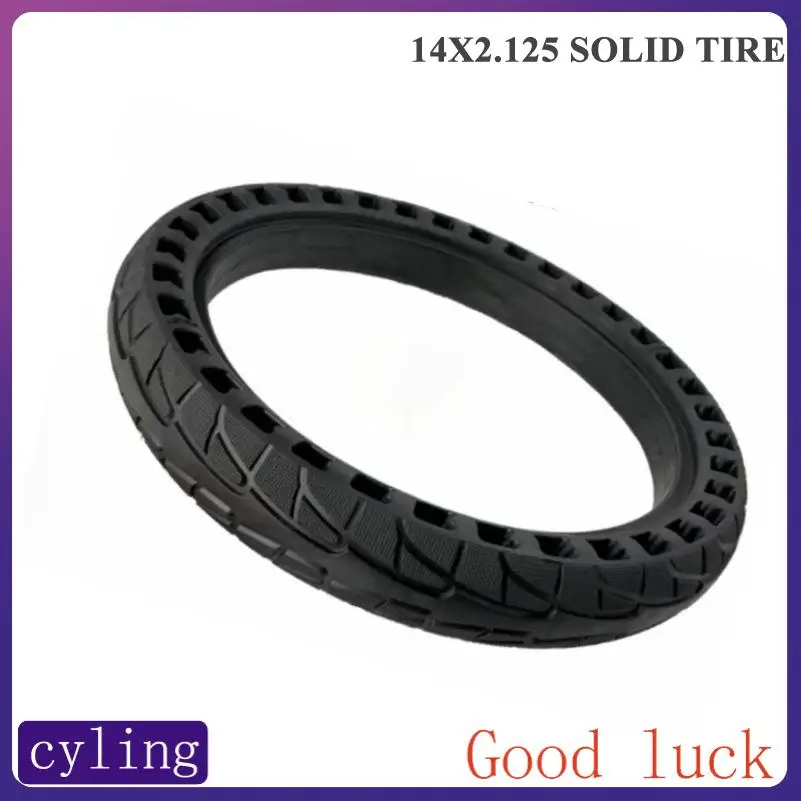 Explosion proof 14 inch 14x2.125 solid tires, suitable for electric bicycles. Bicycle tires are thick and durable
Explosion proof 14 inch 14x2.125 solid tires, suitable for electric bicycles. Bicycle tires are thick and durable