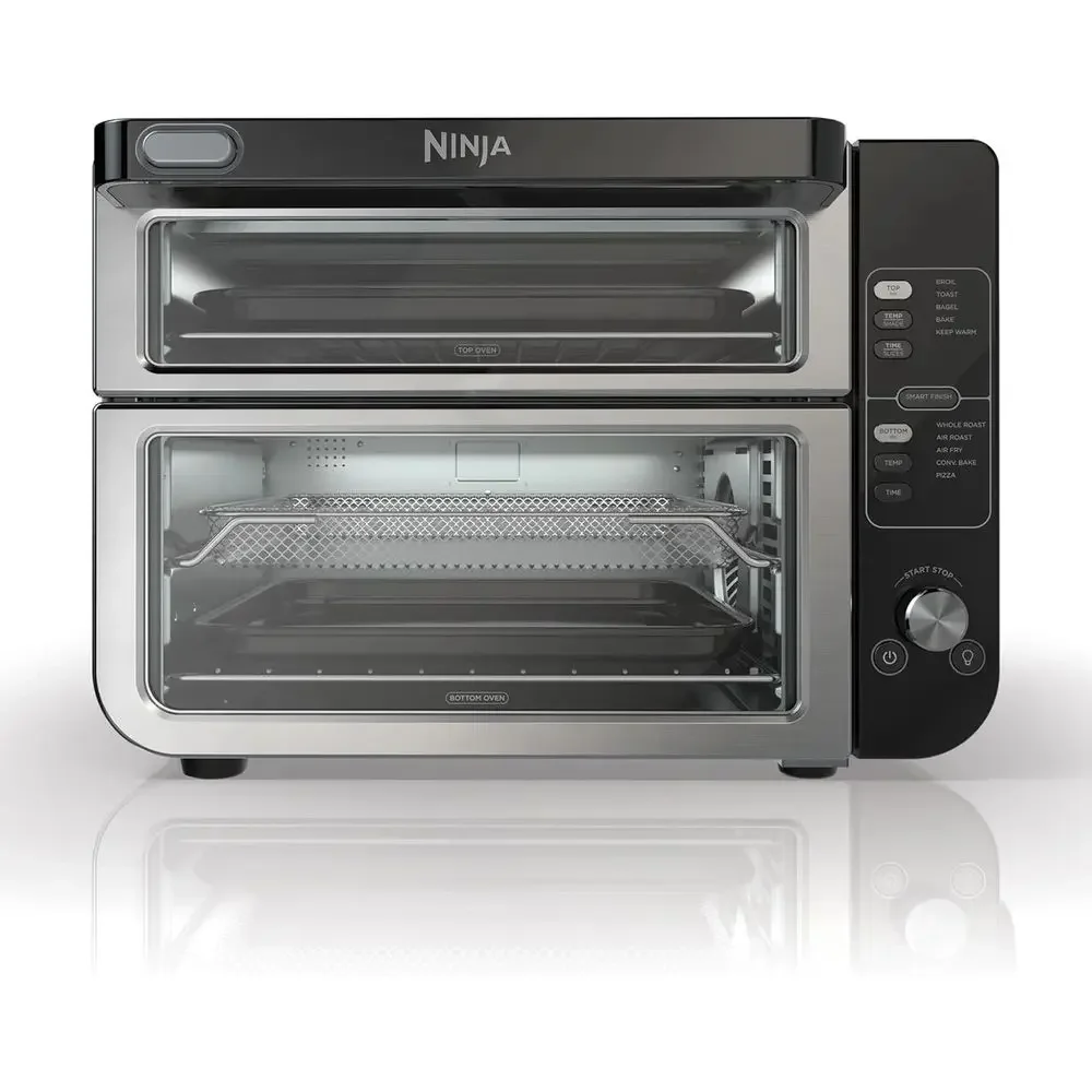DCT400 10-in-1 Double Oven with FlexDoor, FlavorSeal & Smart Finish, Rapid Top Convection and Air Fry Bottom, Bake, Broil, Air R
DCT400 10-in-1 Double Oven with FlexDoor, FlavorSeal & Smart Finish, Rapid Top Convection and Air Fry Bottom, Bake, Broil, Air R