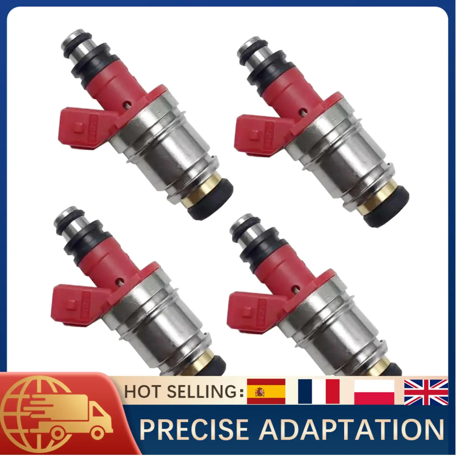 4PCS Fuel Injectors for Nissan D21 Pickup 2.4L 1990-1994 Direct Fit Replacement OE 16600-86G00 16600-86G01 Engine Parts
4PCS Fuel Injectors for Nissan D21 Pickup 2.4L 1990-1994 Direct Fit Replacement OE 16600-86G00 16600-86G01 Engine Parts