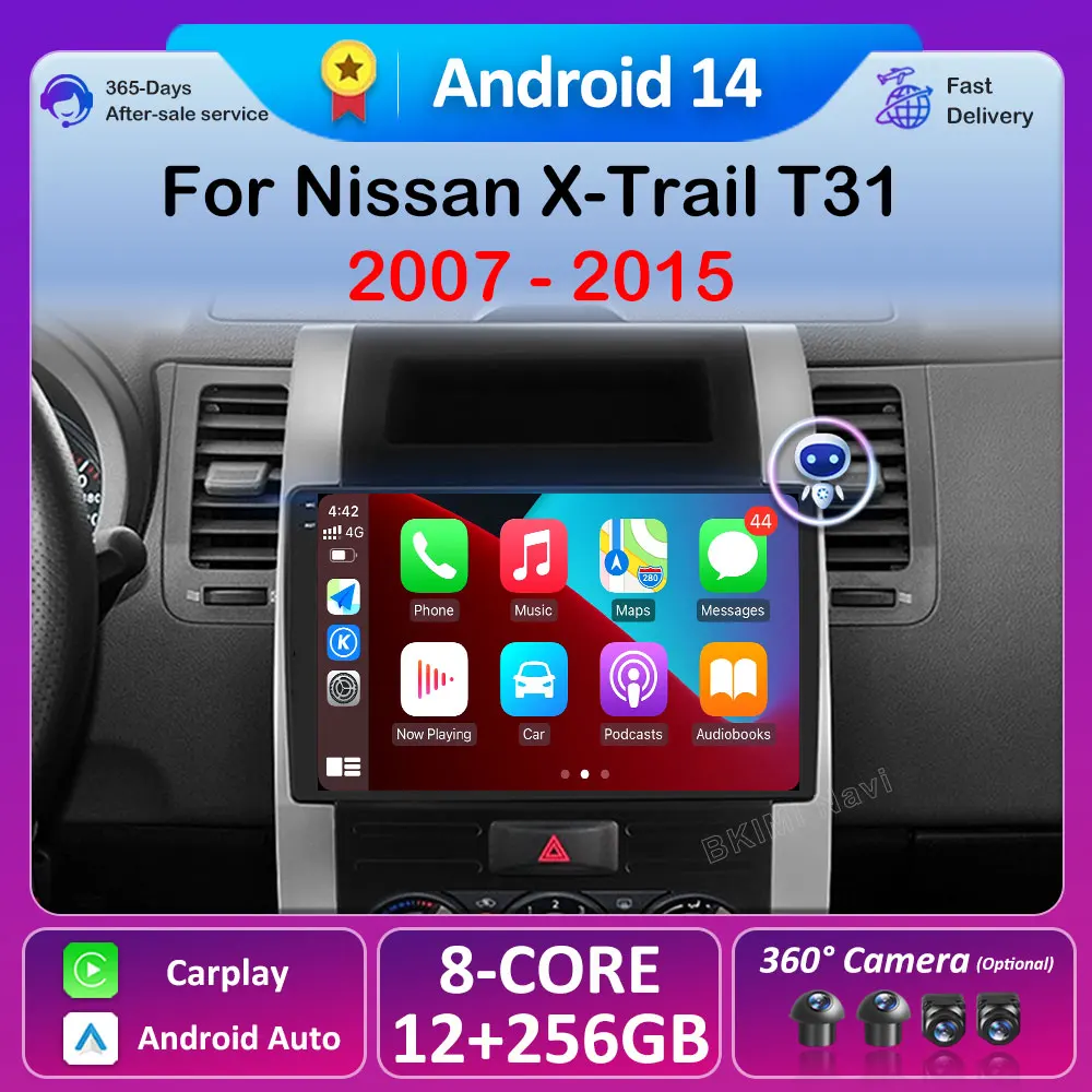 For Nissan x trail t31 2007 2008 2009 - 2013 Android 14 Smart System Bluetooth GPS Navigation Autoradio QLED IPS Screen WIFI
For Nissan x trail t31 2007 2008 2009 - 2013 Android 14 Smart System Bluetooth GPS Navigation Autoradio QLED IPS Screen WIFI