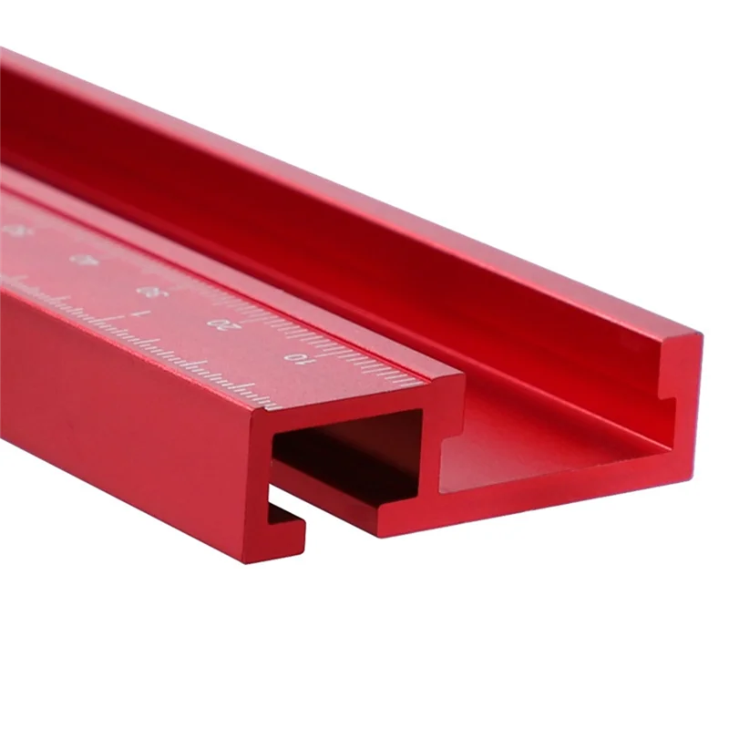WCS-T-Track 45 Chute With Mm/Inch Scale Alloy Red T-Tracks Slot Miter Track 40Cm Woodworking Saw Table Workbench DIY Tools
WCS-T-Track 45 Chute With Mm/Inch Scale Alloy Red T-Tracks Slot Miter Track 40Cm Woodworking Saw Table Workbench DIY Tools
