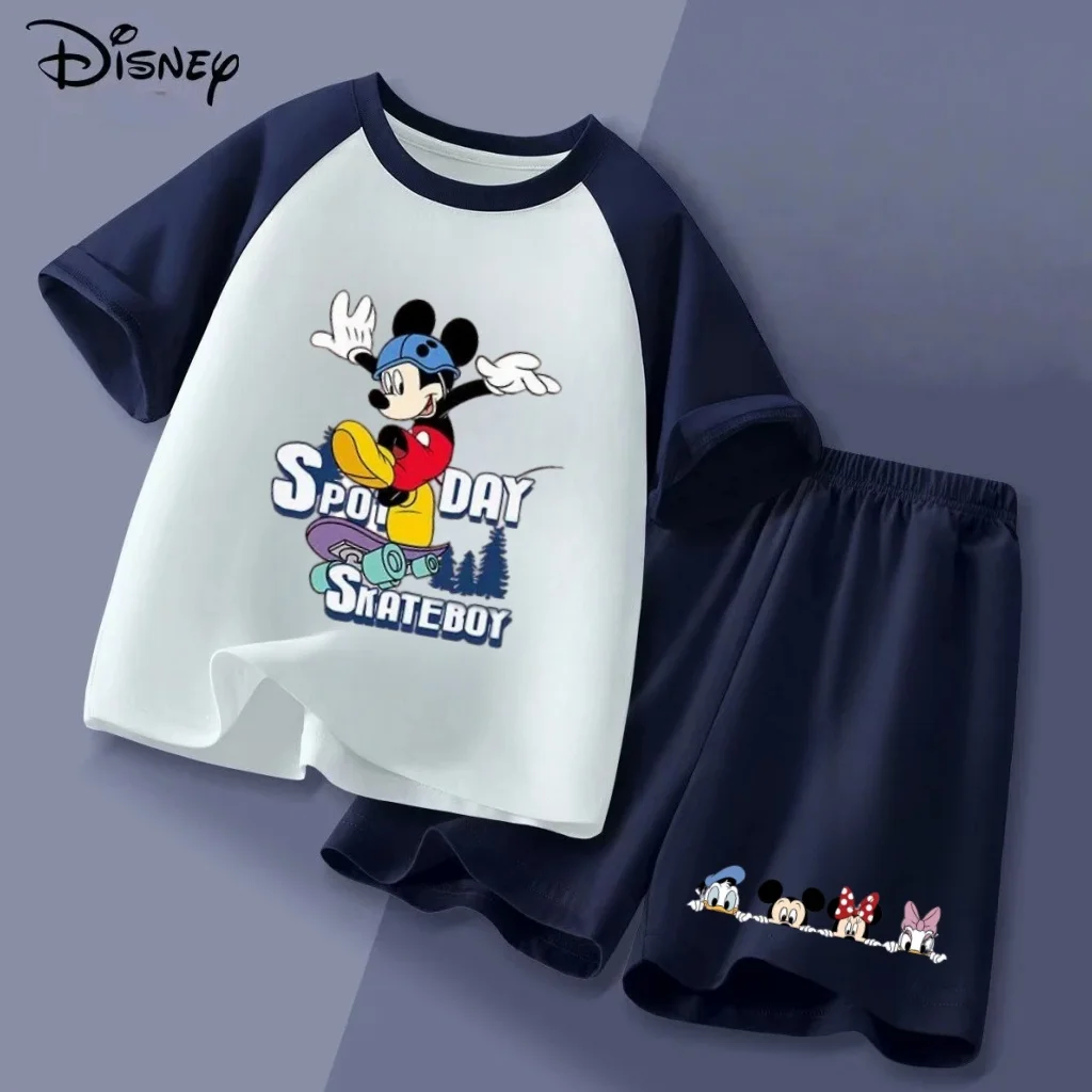 Summer Baby Boy Clothes Set Kid Girls Disney Mickey Printed T-shirts and Shorts 2PCS Suit Children Cotton Short Sleeve Outfits
Summer Baby Boy Clothes Set Kid Girls Disney Mickey Printed T-shirts and Shorts 2PCS Suit Children Cotton Short Sleeve Outfits
