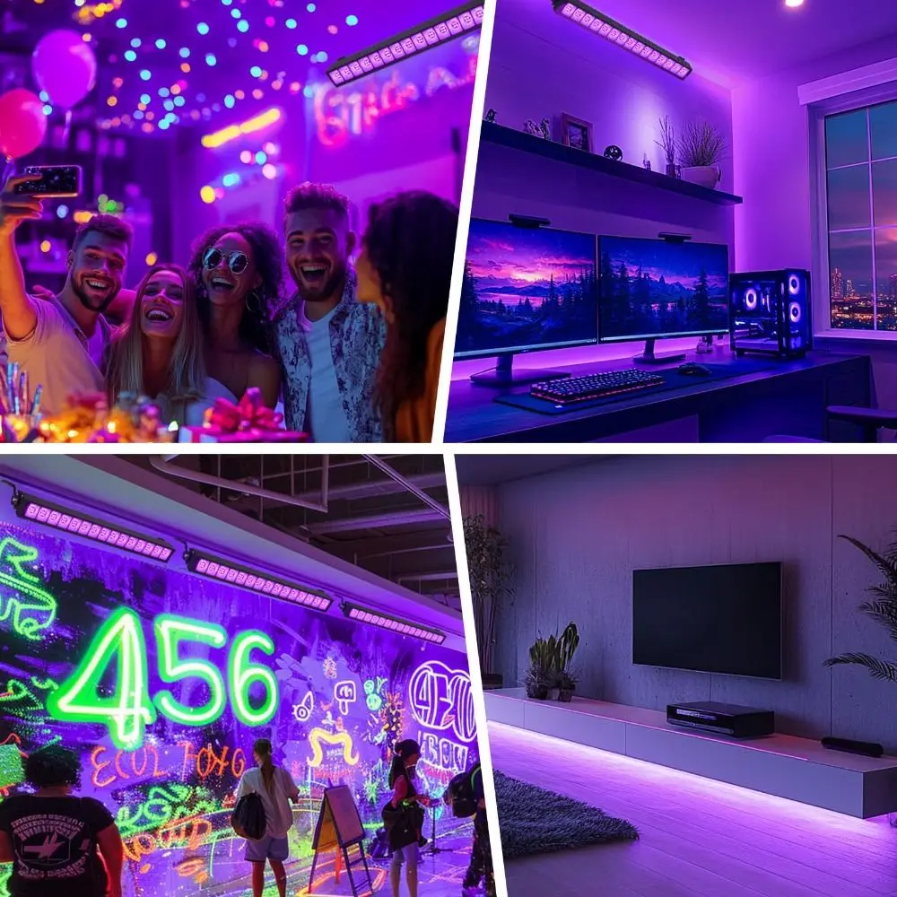 395nm Blacklight LED UV Wall Washer Light 36W Power Concert UV Disco DJ Light 40LED Strips Aluminum Heat Dissipation
395nm Blacklight LED UV Wall Washer Light 36W Power Concert UV Disco DJ Light 40LED Strips Aluminum Heat Dissipation