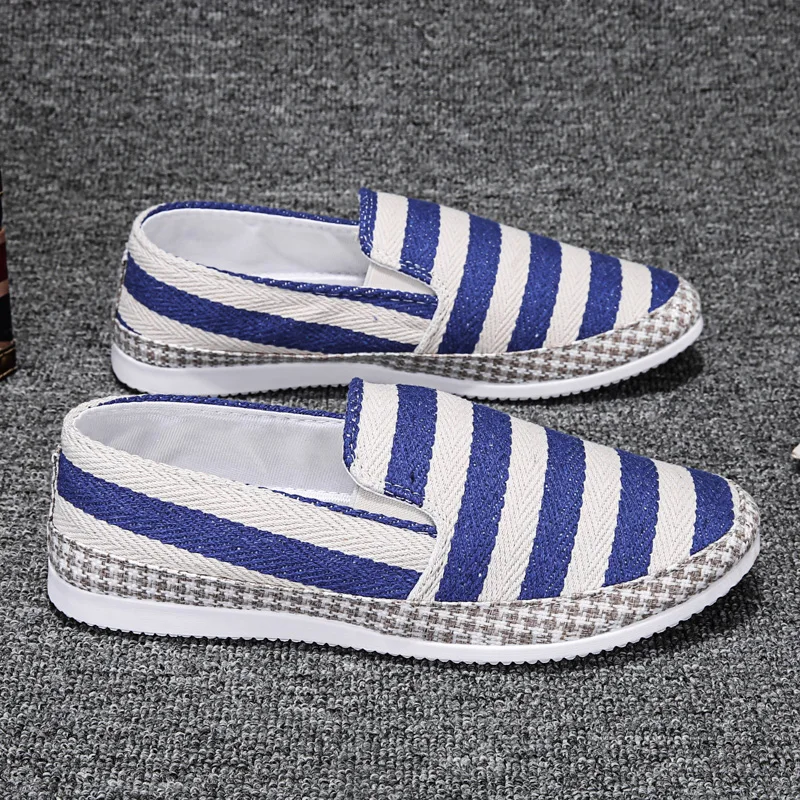 2025 Summer Men's Espadrilles Lightweight Breathable Loafers Men Blue Canvas Shoes Comfortable Non-Slip Flats Man Slip On Shoes
2025 Summer Men's Espadrilles Lightweight Breathable Loafers Men Blue Canvas Shoes Comfortable Non-Slip Flats Man Slip On Shoes