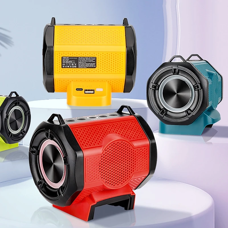 Speaker For 18-20V Li-ion Battery With USB Type-C Port Bluetooth-compatible Player Loudspeaker Amplifier for Lithium Battery
Speaker For 18-20V Li-ion Battery With USB Type-C Port Bluetooth-compatible Player Loudspeaker Amplifier for Lithium Battery