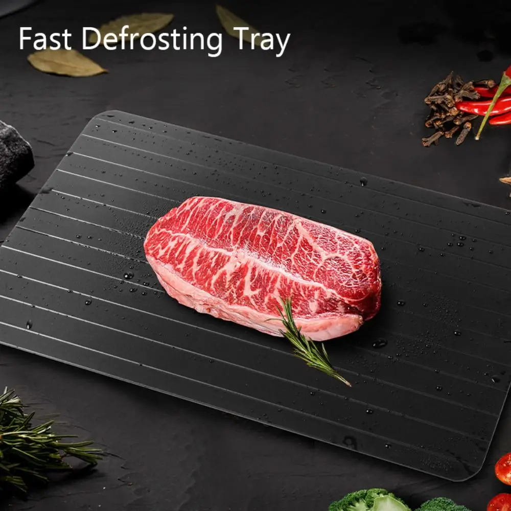 Aluminum Alloy Fast Defrosting Tray Large Size Efficient Thawing Thawing Plate Rectangle With Groove Design Defrost Food Tray
Aluminum Alloy Fast Defrosting Tray Large Size Efficient Thawing Thawing Plate Rectangle With Groove Design Defrost Food Tray