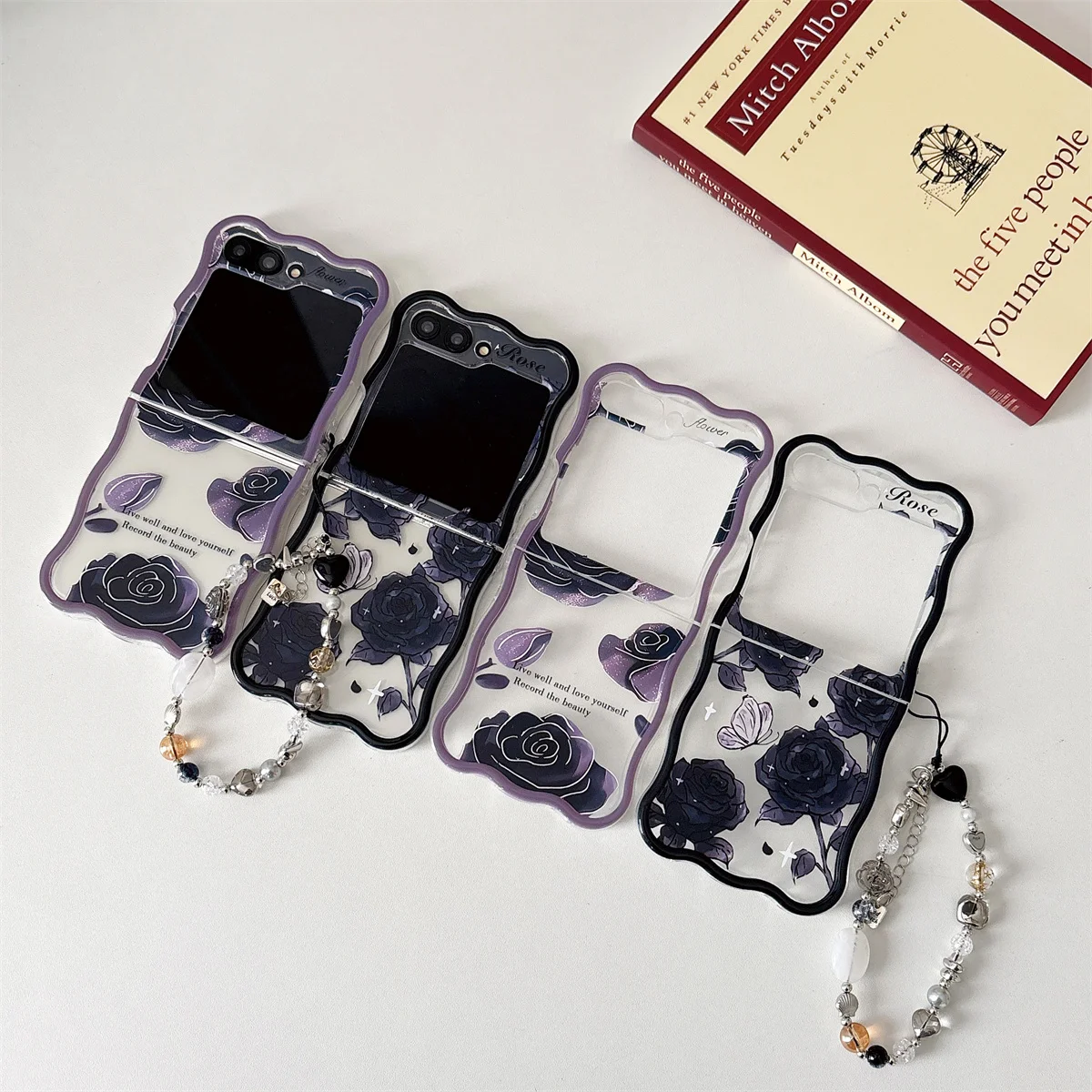 Stylish Girls Korean Cute Phone Case - Floral Butterfly Heart Pearl Bracelet Back Covers for Samsung Galaxy Z Flip 6 5 4 3 Foldi
Stylish Girls Korean Cute Phone Case - Floral Butterfly Heart Pearl Bracelet Back Covers for Samsung Galaxy Z Flip 6 5 4 3 Foldi
