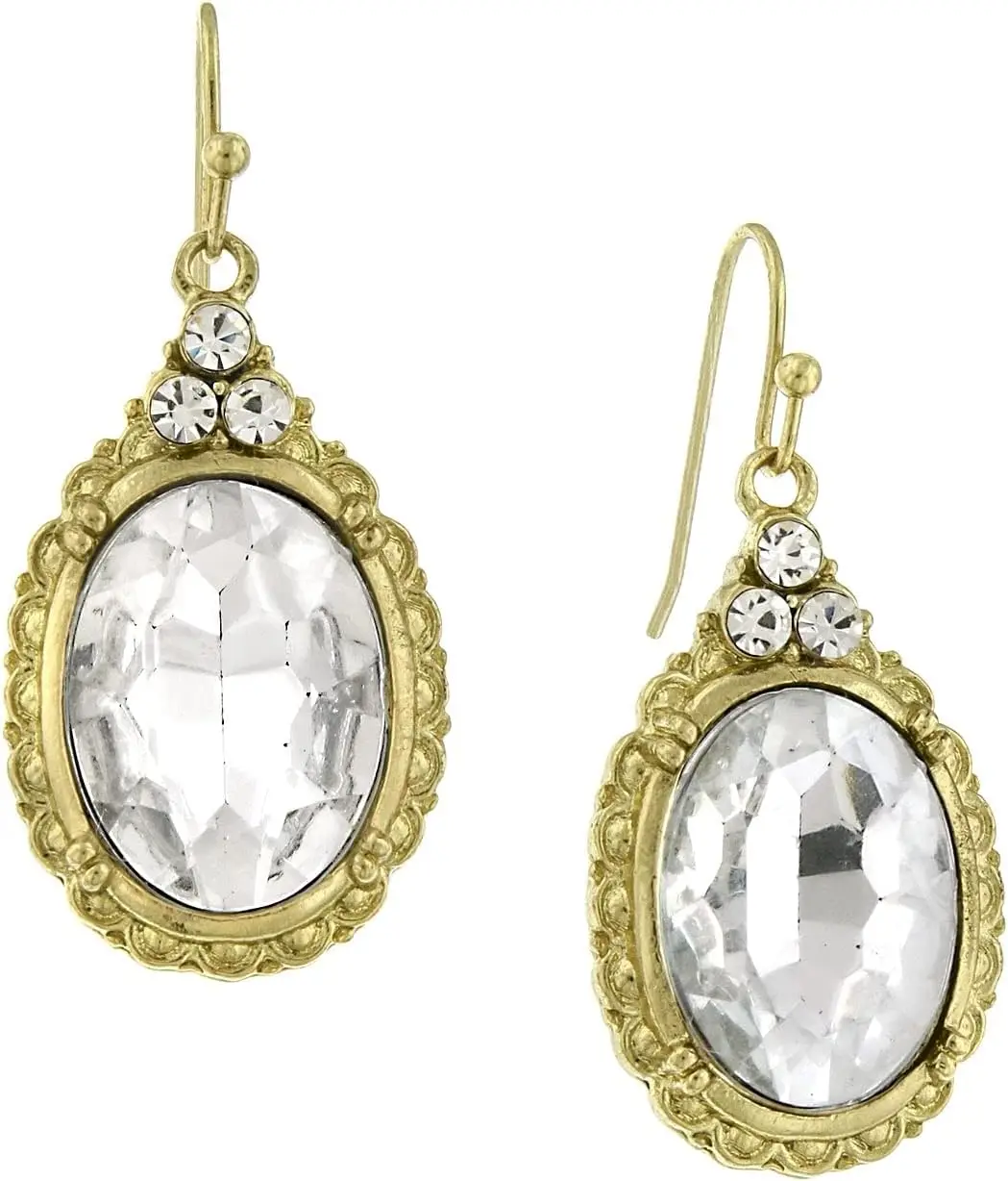 Oval Crystal Drop Earrings, Multi-Faceted Design, Elegant Jewelry
Oval Crystal Drop Earrings, Multi-Faceted Design, Elegant Jewelry