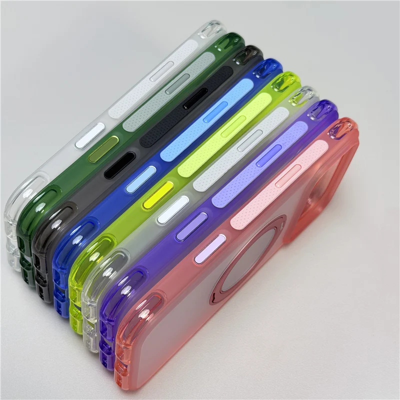 Neon Color Magnetic Rotating Holder for Magsafe Magnetic Case For iPhone 17Pro 17Pro Max Corner Airbag Matte Hard Back Cover
Neon Color Magnetic Rotating Holder for Magsafe Magnetic Case For iPhone 17Pro 17Pro Max Corner Airbag Matte Hard Back Cover