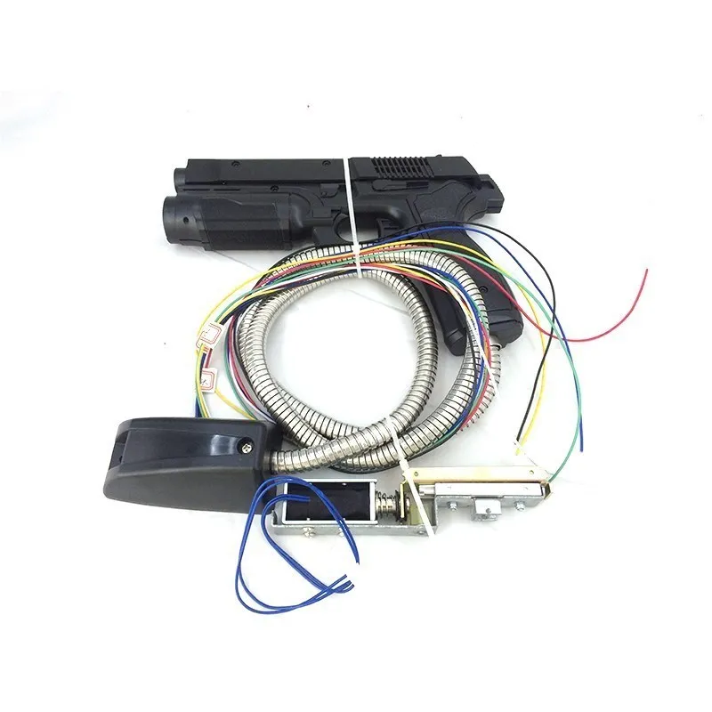 Таймерный кризис, 4 стрельбы, пистолет для развлекательной машины, игровой симулятор, огненная игра, монитор CGA, пистолет, аркадные части шкафа
Таймерный кризис, 4 стрельбы, пистолет для развлекательной машины, игровой симулятор, огненная игра, монитор CGA, пистолет, аркадные части шкафа