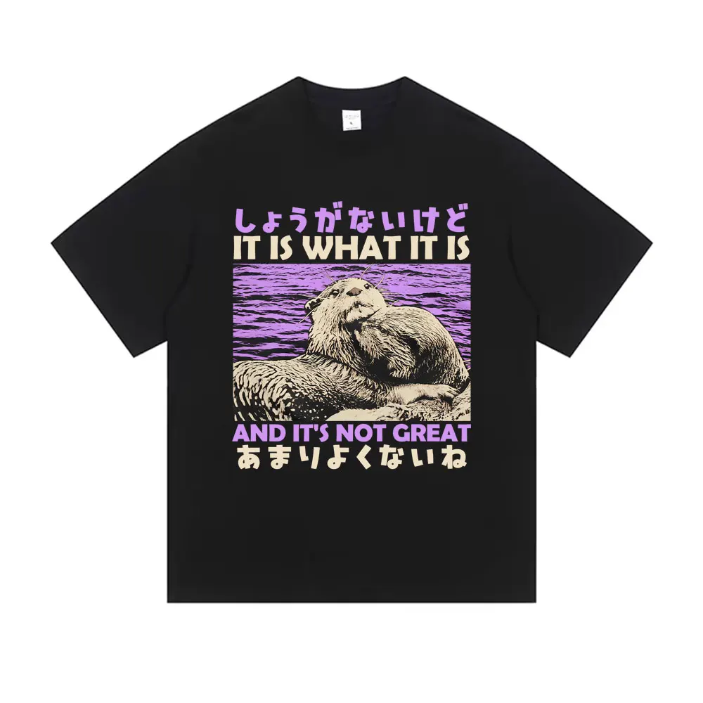It Is What It Is and It's Not Great T-shirt Summer Funny Japanese Style Capybara Graphic T Shirts Men Women Casual Humor Tshirt
It Is What It Is and It's Not Great T-shirt Summer Funny Japanese Style Capybara Graphic T Shirts Men Women Casual Humor Tshirt
