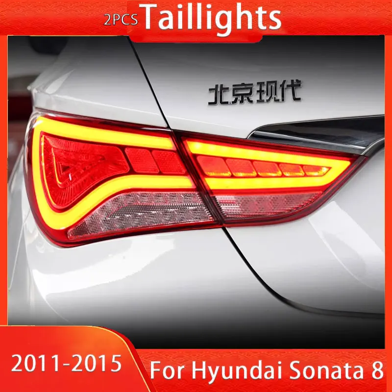 Автомобильный Стайлинг для Hyundai Sonata 8 2011-2015 Модифицированная задняя лампа со стрелочным указателем поворота Задняя фонарь в сборе
Автомобильный Стайлинг для Hyundai Sonata 8 2011-2015 Модифицированная задняя лампа со стрелочным указателем поворота Задняя фонарь в сборе