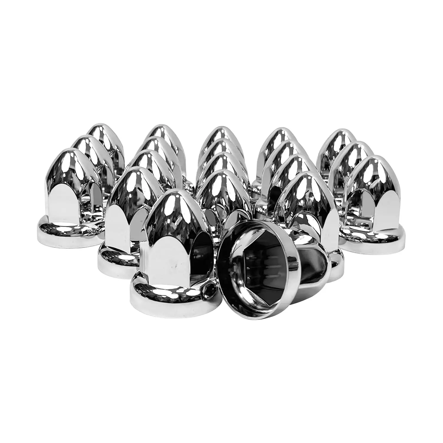 Grandroad 20 Pack Lug Nut Covers for Semi Trucks, 33mm 2-1/2" Thread On -on Nut Cover Caps ABS Plastic Anti-Rust
Grandroad 20 Pack Lug Nut Covers for Semi Trucks, 33mm 2-1/2" Thread On -on Nut Cover Caps ABS Plastic Anti-Rust