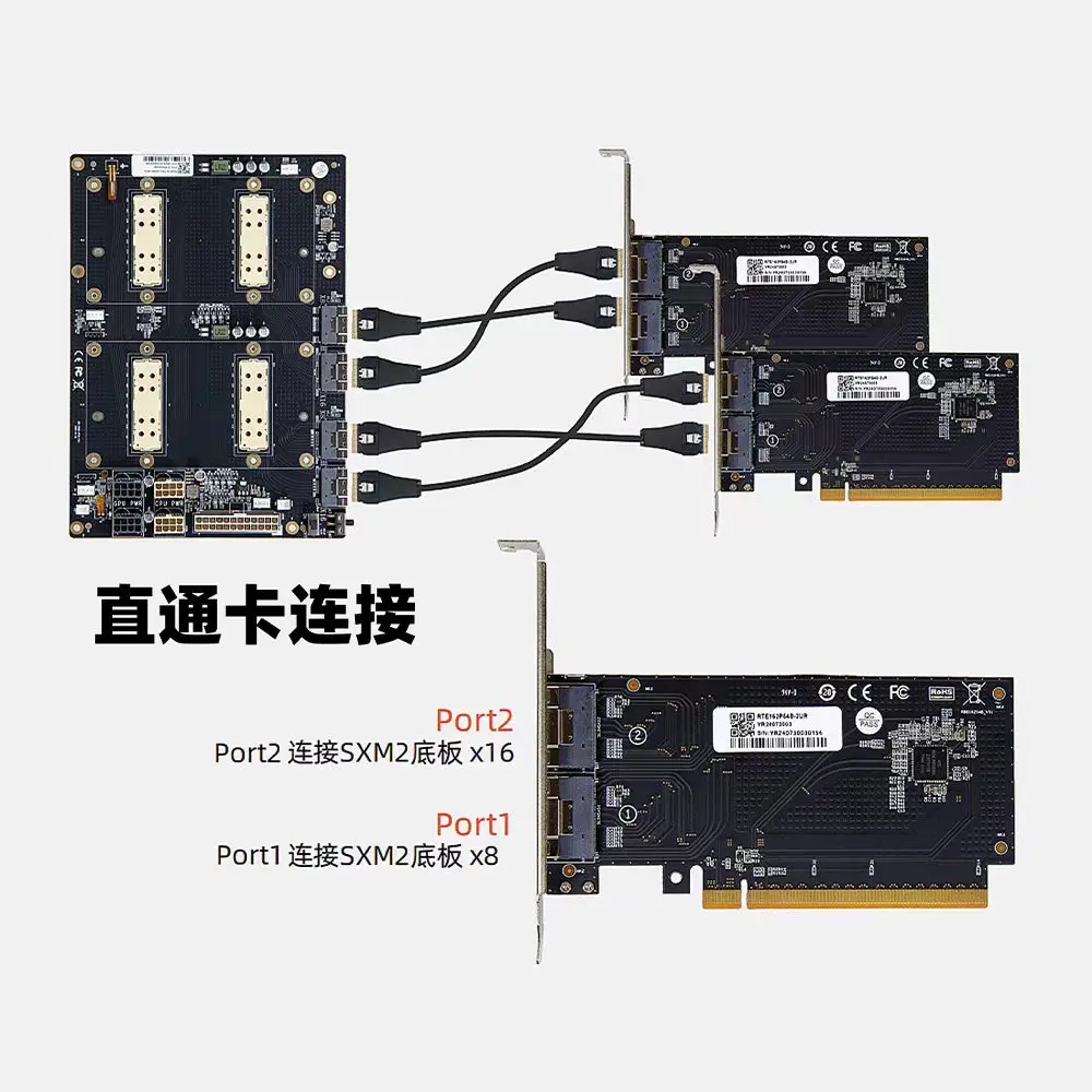 V100 SXM2 Dual Card Straight Through 300GNVLink Interconnect Aom Sxmv Simplified
V100 SXM2 Dual Card Straight Through 300GNVLink Interconnect Aom Sxmv Simplified