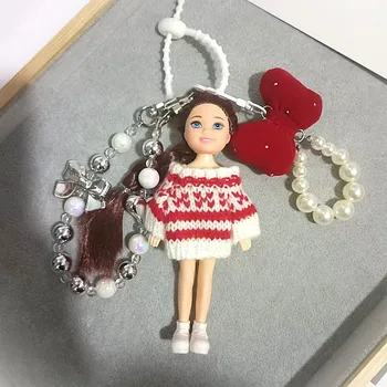 바비 인형용 귀여운 인형 펜던트, 열쇠 고리 걸이식 배낭 장식, DIY 옷 변경 가방, 매력 가방 장식 펜던트, 신제품