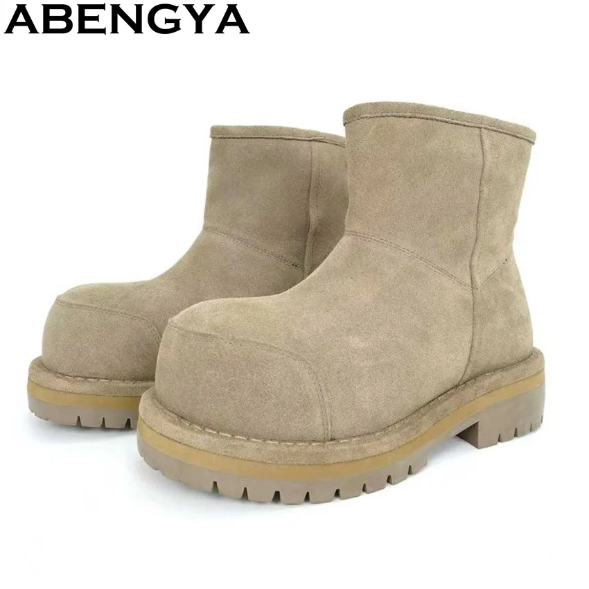 2025 зимние зимние ботинки женские, с круглым носком, натуральная овчина, шерсть, теплая меховая обувь, женские классические короткие ботинки, размер 35-42
2025 зимние зимние ботинки женские, с круглым носком, натуральная овчина, шерсть, теплая меховая обувь, женские классические короткие ботинки, размер 35-42