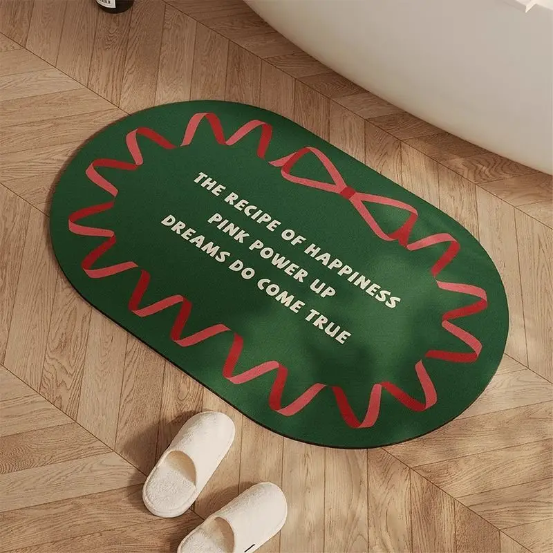 Christmas atmosphere bathroom absorbent floor mat soft diatom mud non-slip foot mat toilet hand washing toilet door
Christmas atmosphere bathroom absorbent floor mat soft diatom mud non-slip foot mat toilet hand washing toilet door