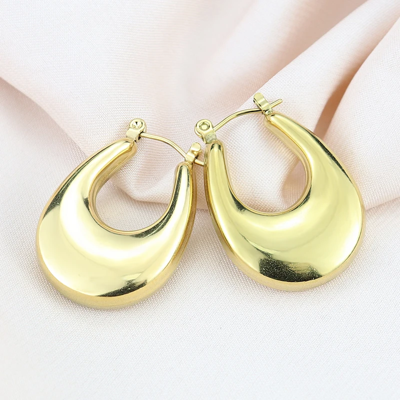 Glossy Hoop Earrings Stainless Steel Jewelry Simple Vintage Style Suitable For Women Daily Party Ear Accessories
Glossy Hoop Earrings Stainless Steel Jewelry Simple Vintage Style Suitable For Women Daily Party Ear Accessories