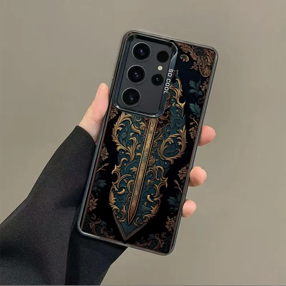 Large sword case for Galaxy S25 S24 S23 S22 S21 S20 Ultra/ FE/Plus shock-proof rear cover anti-fingerprint 
Large sword case for Galaxy S25 S24 S23 S22 S21 S20 Ultra/ FE/Plus shock-proof rear cover anti-fingerprint