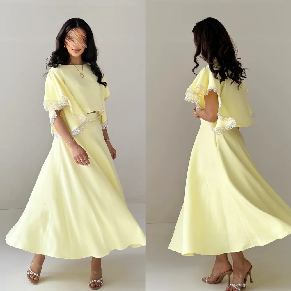 Customized Simple Jersey Tassel A-line Scoop Neck Midi Dresses Cocktail Dresses Chinese Style Exquisite Matching Unisex Casual E
Customized Simple Jersey Tassel A-line Scoop Neck Midi Dresses Cocktail Dresses Chinese Style Exquisite Matching Unisex Casual E