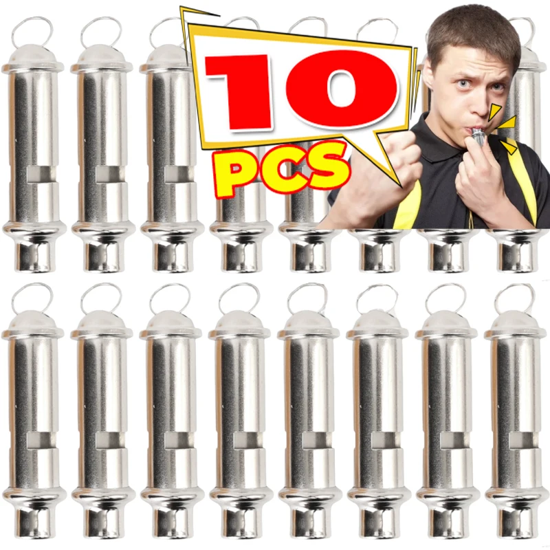 Портативный сигнальный свисток с ремешком, высокочастотный свисток для выживания на открытом воздухе, тренировочный свисток из нержавеющей стали
Портативный сигнальный свисток с ремешком, высокочастотный свисток для выживания на открытом воздухе, тренировочный свисток из нержавеющей стали